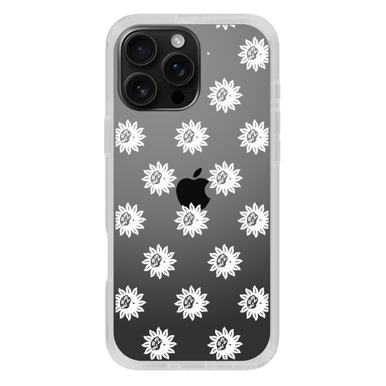 Slim Protection Case［ EVRIS - Sunny Motif - White ］
