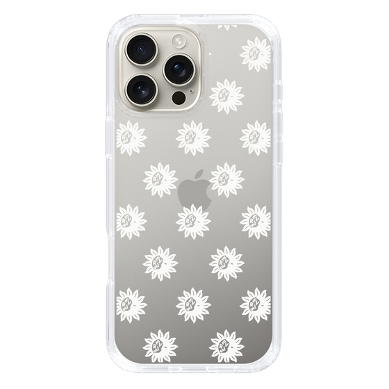 Slim Protection Case［ EVRIS - Sunny Motif - White ］