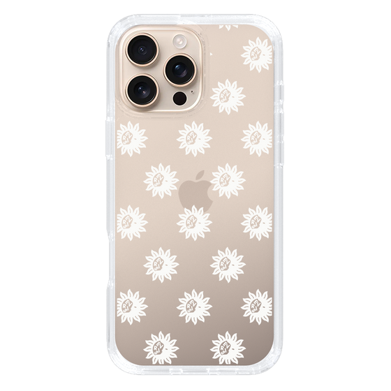Slim Protection Case［ EVRIS - Sunny Motif - White ］