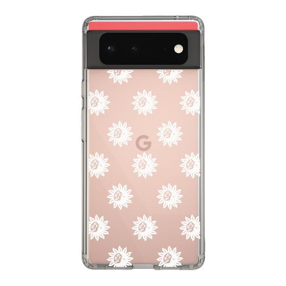 Slim Protection Case［ EVRIS - Sunny Motif - White ］