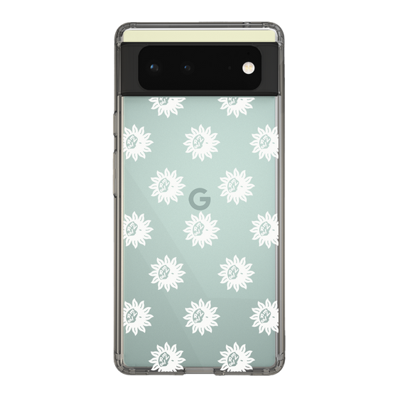 Slim Protection Case［ EVRIS - Sunny Motif - White ］
