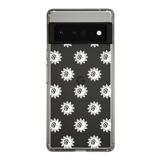 Slim Protection Case［ EVRIS - Sunny Motif - White ］