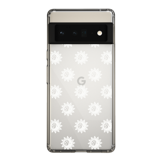 Slim Protection Case［ EVRIS - Sunny Motif - White ］