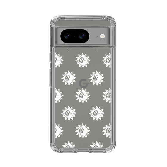 Slim Protection Case［ EVRIS - Sunny Motif - White ］