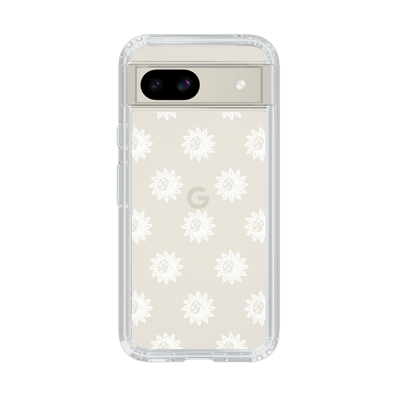 Slim Protection Case［ EVRIS - Sunny Motif - White ］
