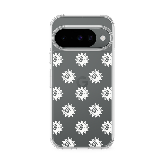 Slim Protection Case［ EVRIS - Sunny Motif - White ］
