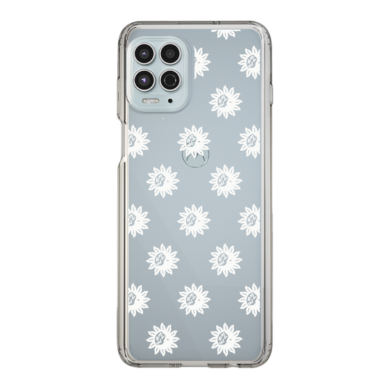 Slim Protection Case［ EVRIS - Sunny Motif - White ］