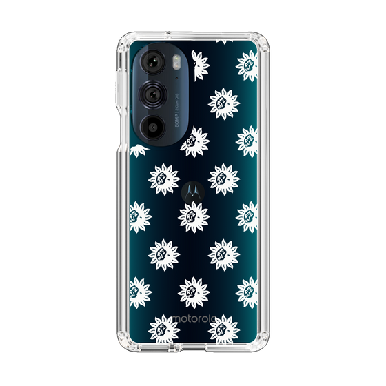 Slim Protection Case［ EVRIS - Sunny Motif - White ］