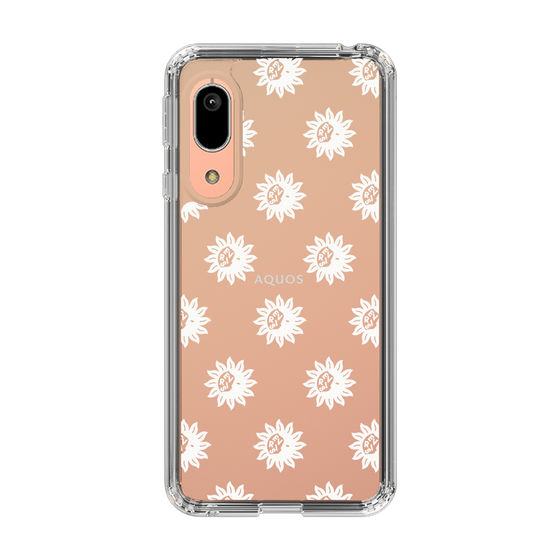 Slim Protection Case［ EVRIS - Sunny Motif - White ］