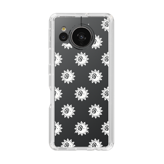 Slim Protection Case［ EVRIS - Sunny Motif - White ］