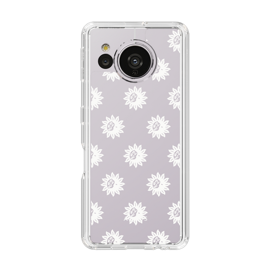 Slim Protection Case［ EVRIS - Sunny Motif - White ］