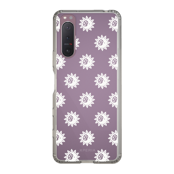 Slim Protection Case［ EVRIS - Sunny Motif - White ］