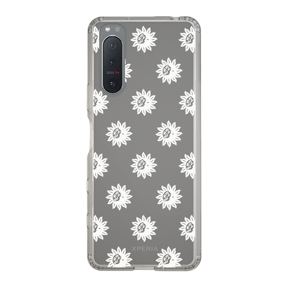 Slim Protection Case［ EVRIS - Sunny Motif - White ］