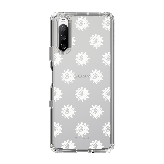 Slim Protection Case［ EVRIS - Sunny Motif - White ］