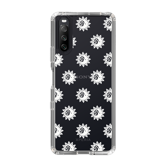 Slim Protection Case［ EVRIS - Sunny Motif - White ］
