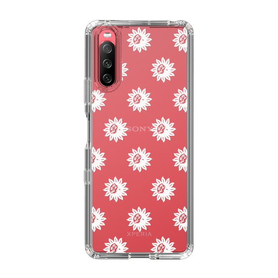 Slim Protection Case［ EVRIS - Sunny Motif - White ］