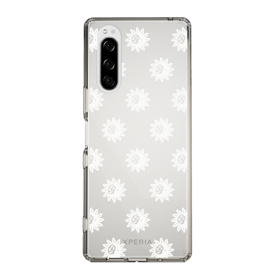Slim Protection Case［ EVRIS - Sunny Motif - White ］