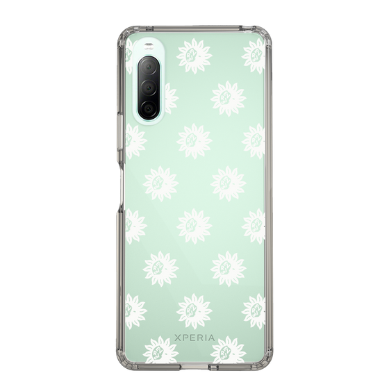 Slim Protection Case［ EVRIS - Sunny Motif - White ］