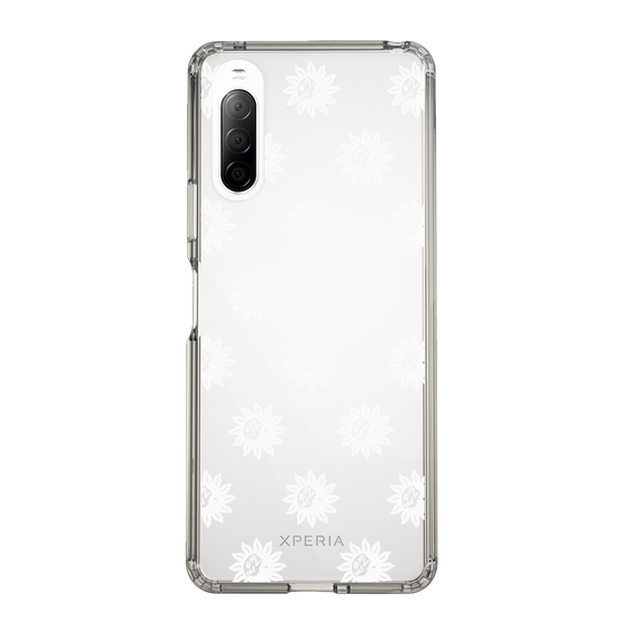 Slim Protection Case［ EVRIS - Sunny Motif - White ］