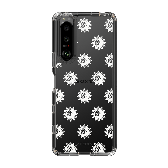 Slim Protection Case［ EVRIS - Sunny Motif - White ］