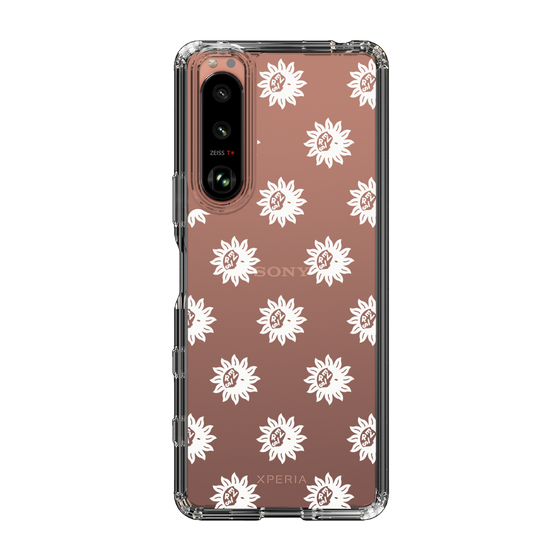 Slim Protection Case［ EVRIS - Sunny Motif - White ］