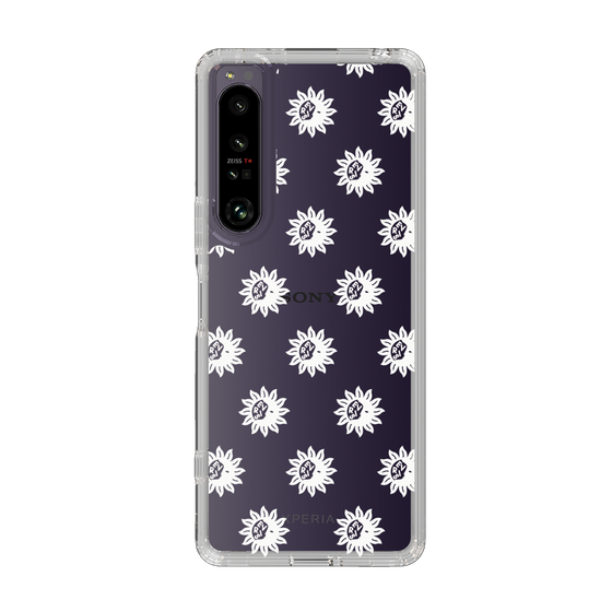 Slim Protection Case［ EVRIS - Sunny Motif - White ］