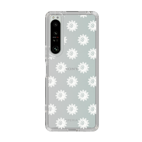 Slim Protection Case［ EVRIS - Sunny Motif - White ］