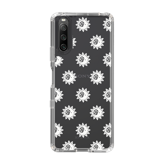 Slim Protection Case［ EVRIS - Sunny Motif - White ］