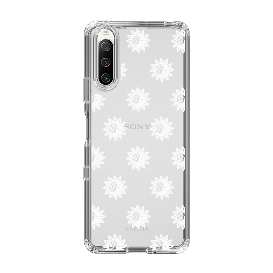 Slim Protection Case［ EVRIS - Sunny Motif - White ］