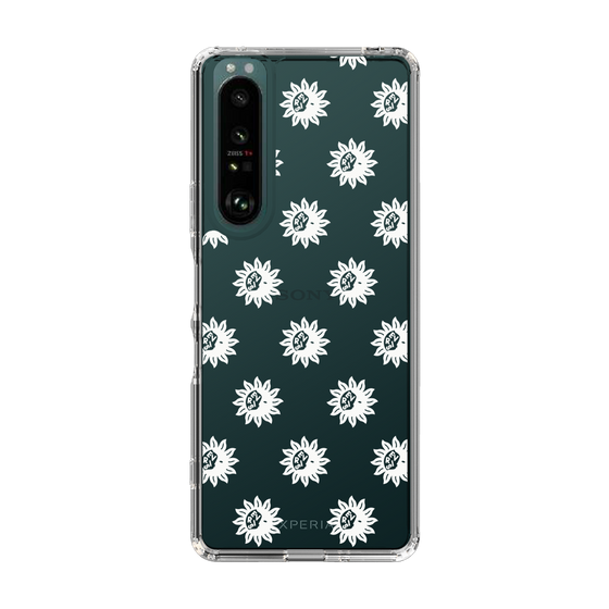 Slim Protection Case［ EVRIS - Sunny Motif - White ］
