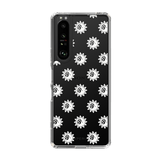 Slim Protection Case［ EVRIS - Sunny Motif - White ］