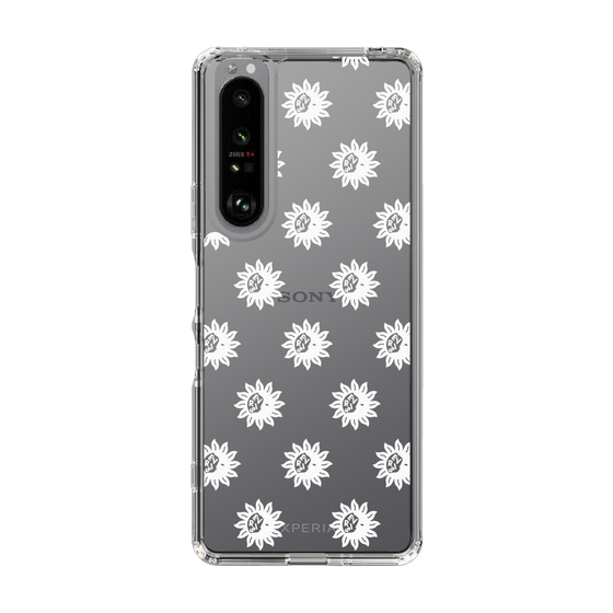Slim Protection Case［ EVRIS - Sunny Motif - White ］