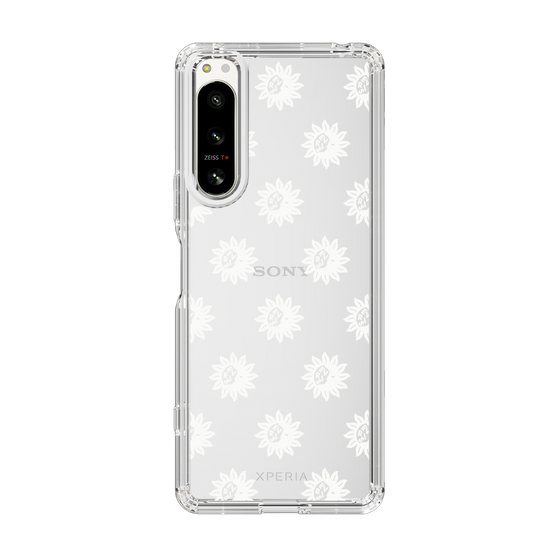 Slim Protection Case［ EVRIS - Sunny Motif - White ］