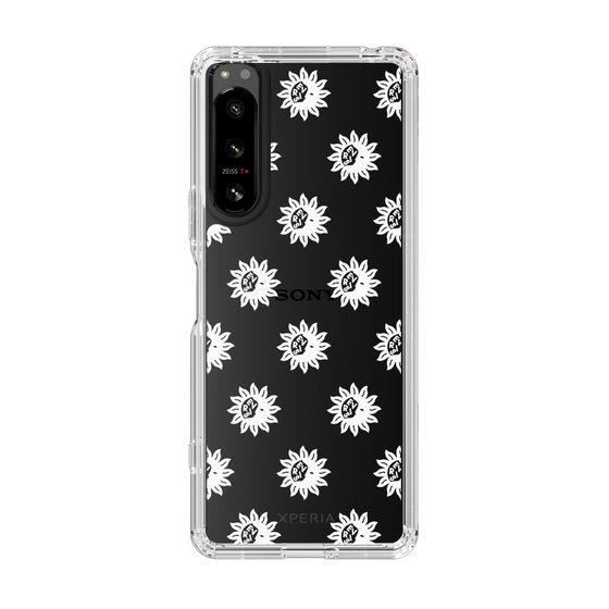 Slim Protection Case［ EVRIS - Sunny Motif - White ］