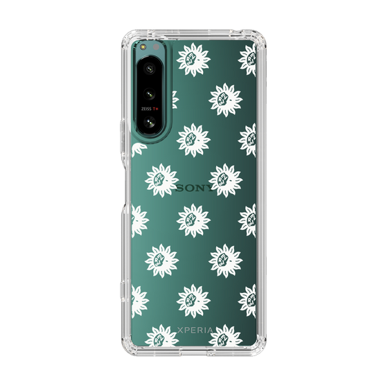 Slim Protection Case［ EVRIS - Sunny Motif - White ］