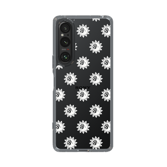Slim Protection Case［ EVRIS - Sunny Motif - White ］
