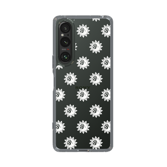 Slim Protection Case［ EVRIS - Sunny Motif - White ］