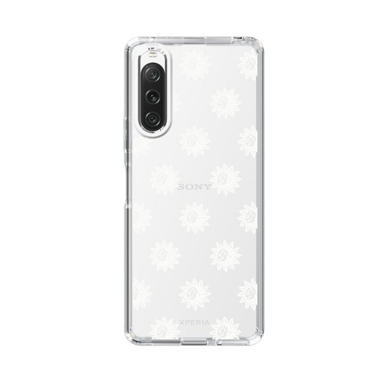 Slim Protection Case［ EVRIS - Sunny Motif - White ］