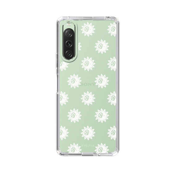 Slim Protection Case［ EVRIS - Sunny Motif - White ］