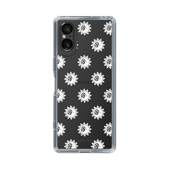 Slim Protection Case［ EVRIS - Sunny Motif - White ］