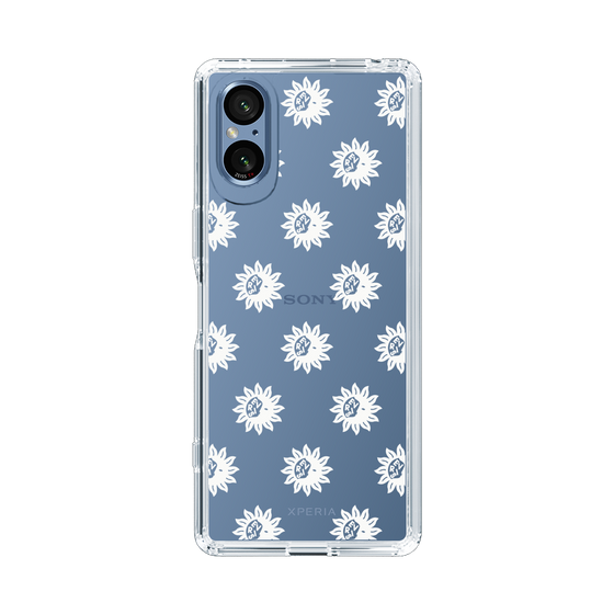 Slim Protection Case［ EVRIS - Sunny Motif - White ］