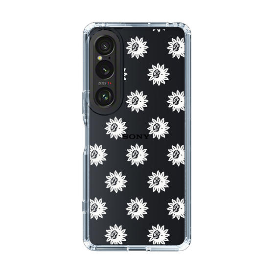 Slim Protection Case［ EVRIS - Sunny Motif - White ］