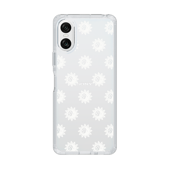 Slim Protection Case［ EVRIS - Sunny Motif - White ］