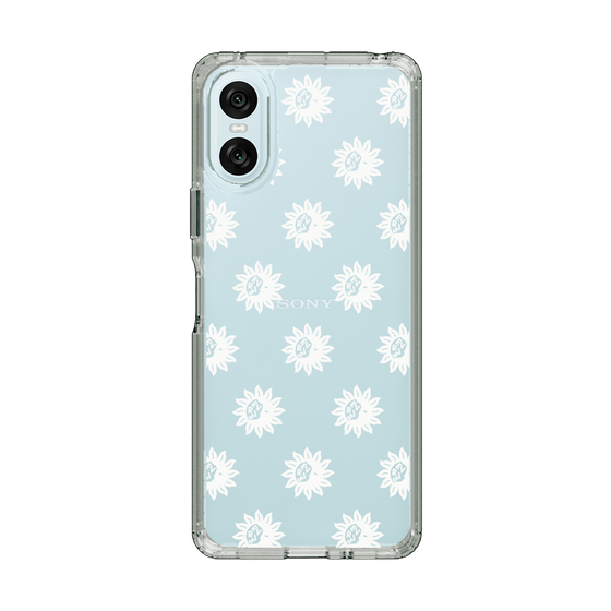 Slim Protection Case［ EVRIS - Sunny Motif - White ］