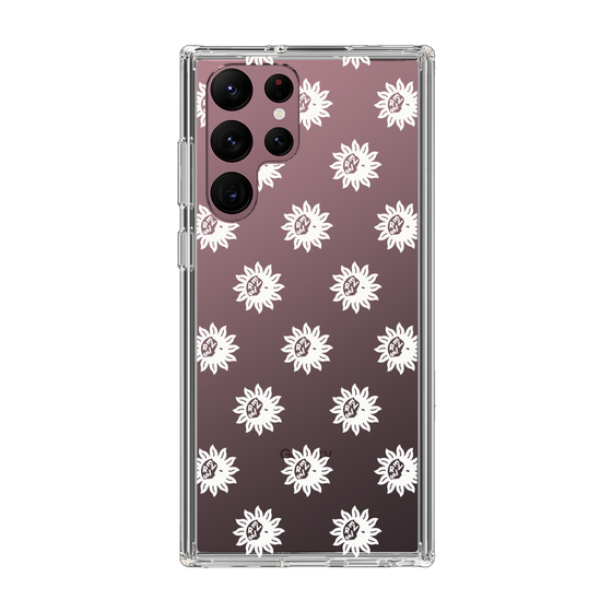Slim Protection Case［ EVRIS - Sunny Motif - White ］