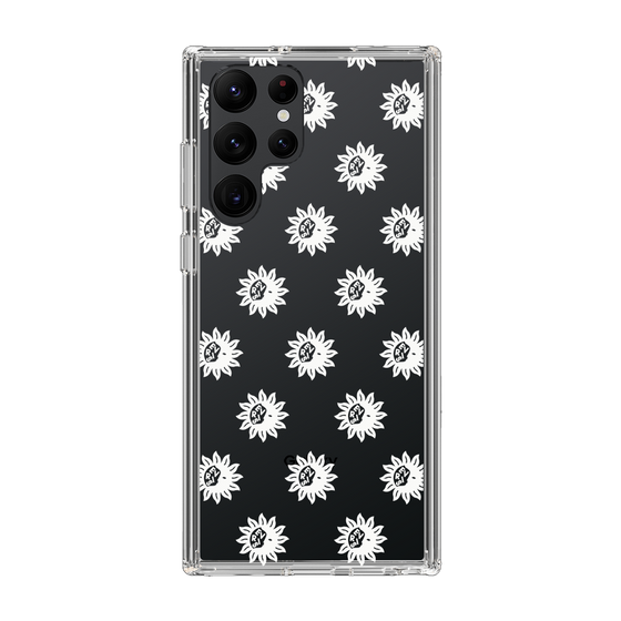 Slim Protection Case［ EVRIS - Sunny Motif - White ］