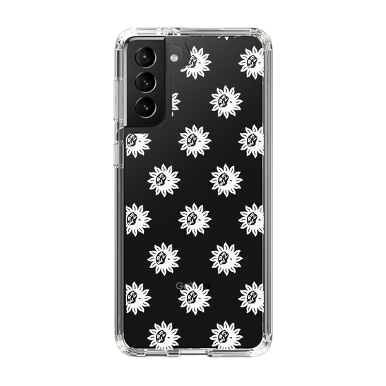 Slim Protection Case［ EVRIS - Sunny Motif - White ］