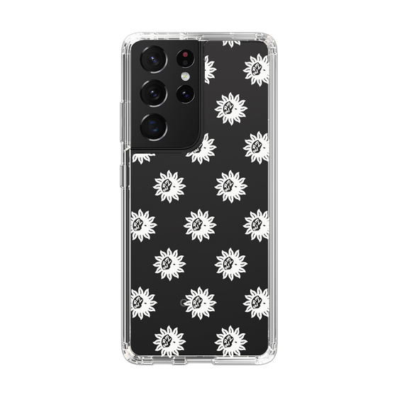 Slim Protection Case［ EVRIS - Sunny Motif - White ］