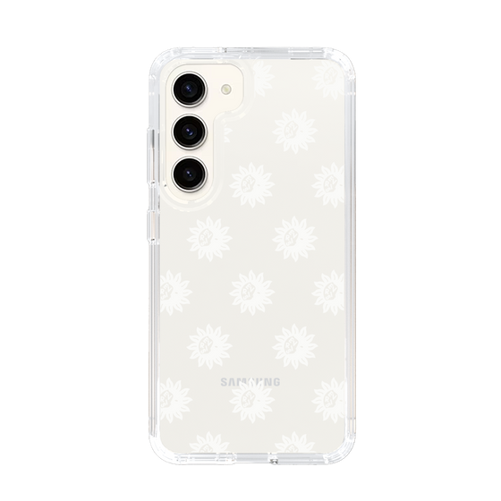 Slim Protection Case［ EVRIS - Sunny Motif - White ］
