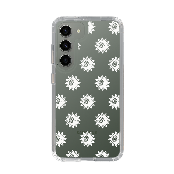 Slim Protection Case［ EVRIS - Sunny Motif - White ］